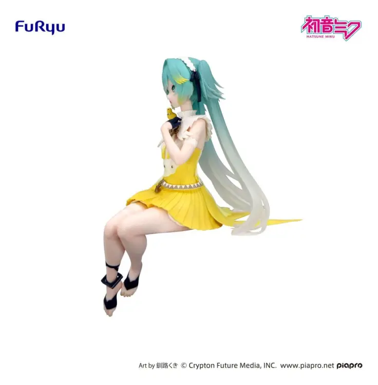 Furyu - HATSUNE MIKU - Canary Bird - Statue Noodle Stopper 14cm