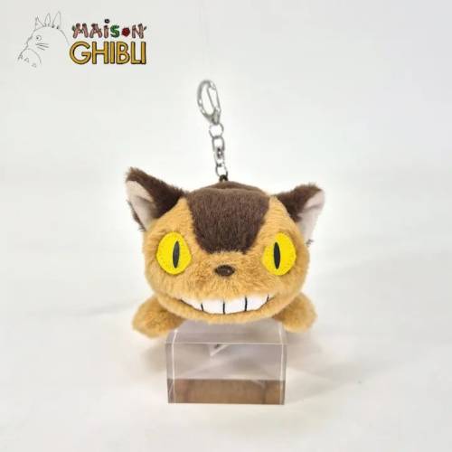 Semic - MY NEIGHBOR TOTORO - Catbus - Plush Keychain Nakayoshi