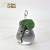 Semic - MY NEIGHBOR TOTORO - Grey Totoro leaf - Plush Keychain Nakayoshi