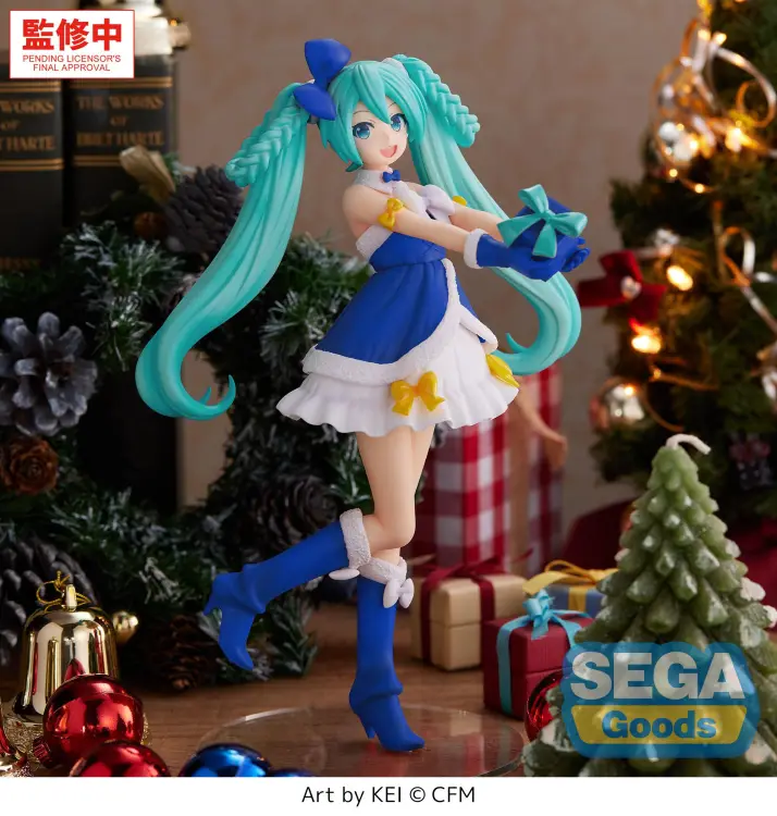Sega Goods - HATSUNE MIKU - Saphire Christmas - Figure High Premium 21cm