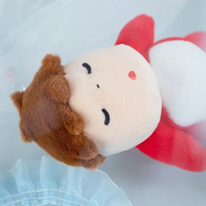 Semic - PONYO ON THE CLIFF - Ponyo lies down - Nakayoshi Plush 15cm