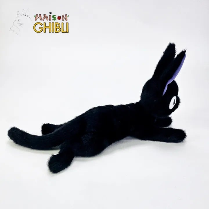 Semic - KIKI'S DELIVERY SERVICE - Jiji lies down - Funwari Plush 24cm