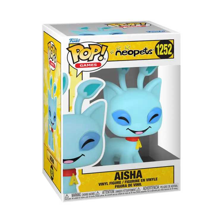 Funko - NEOPETS - POP Games N° 1252 - Aisha