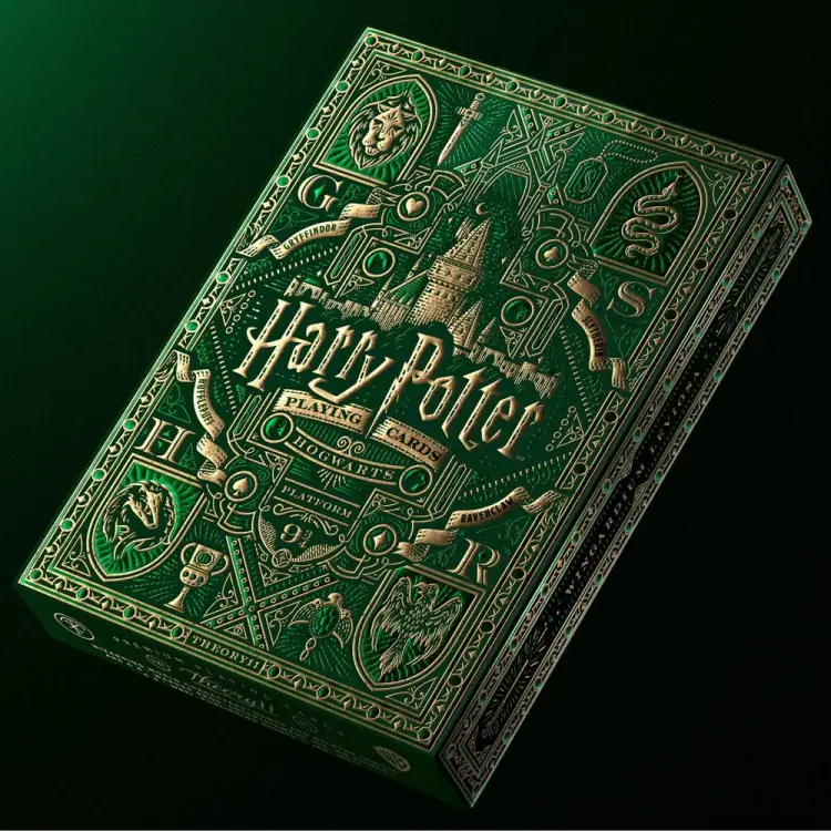 Karty do gry - Harry Potter Wersja zielona