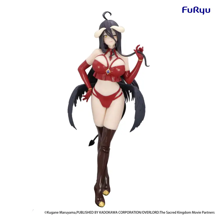 Furyu - OVERLORD - Albedo "Red" - Statue Bicute Dark 26cm