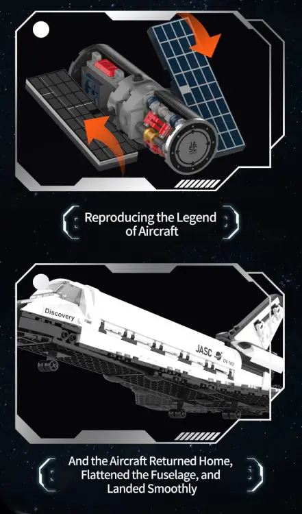Madness - POP SERIES - Construction Kit - Space Shuttle - 950pc
