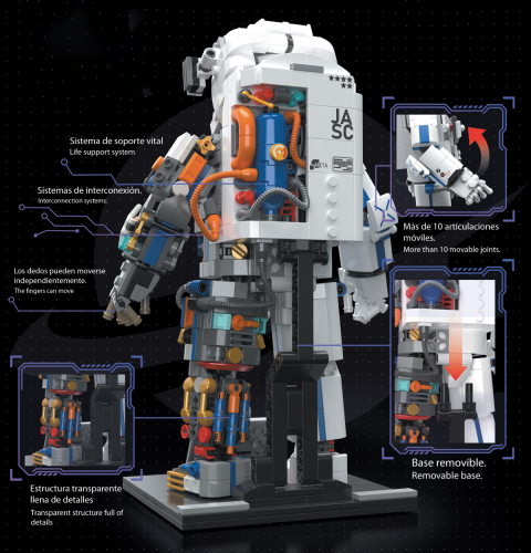 Madness - POP SERIES - Construction Kit - Astronaut - 900pc