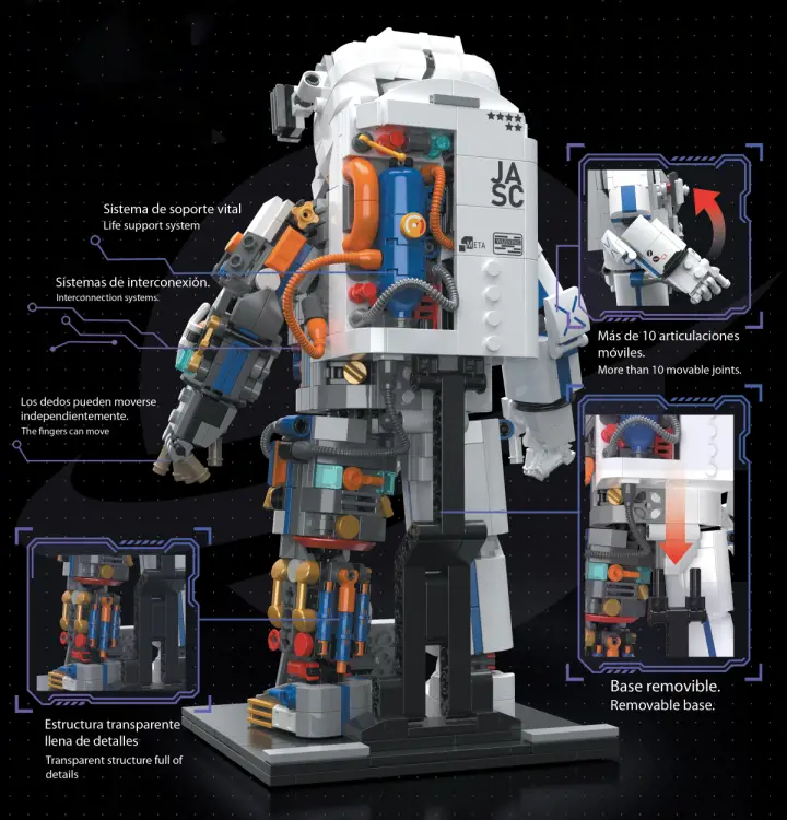Madness - POP SERIES - Construction Kit - Astronaut - 900pc