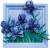 Madness - MAGNET DIY - Lilac Irises - Resin DIY 3D Painting Magnet