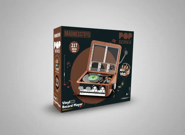 Madness - POP SERIES - Construction Kit - Vinyl Record Player - 217pc