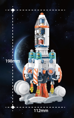 Madness - POP SERIES - Construction Kit - Space Exploration Rocket - 294pc