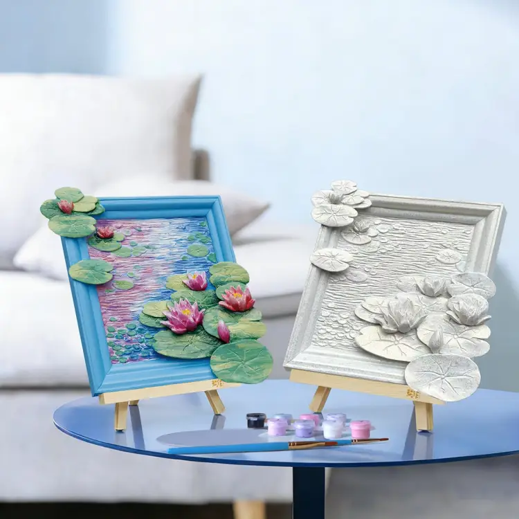 Madness - MAGNET DIY - Water Lilies - Resin DIY 3D Painting Magnet