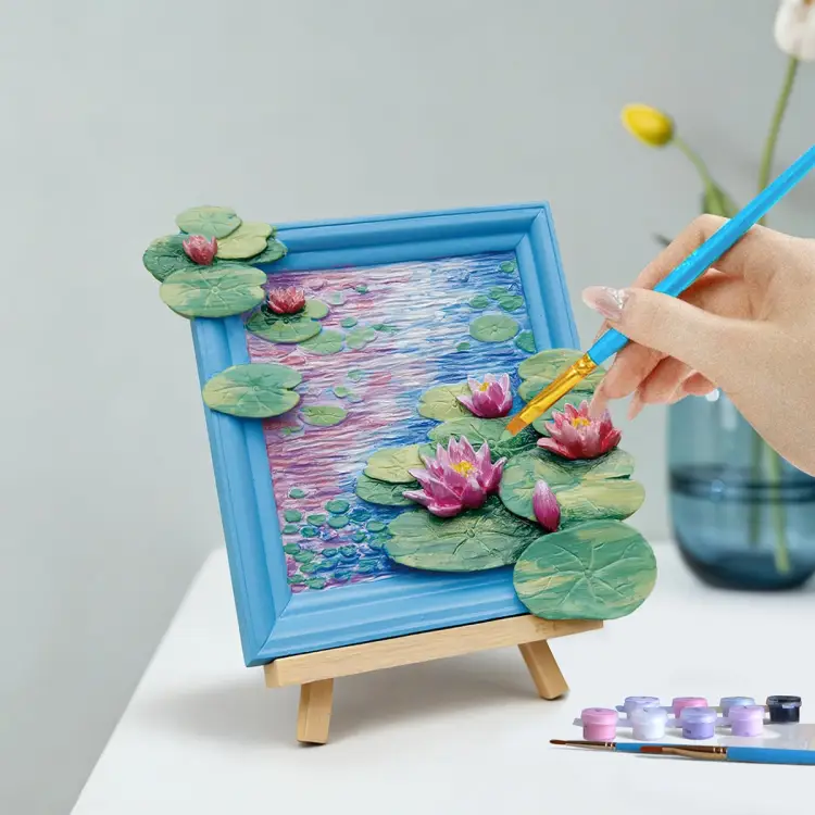 Madness - MAGNET DIY - Water Lilies - Resin DIY 3D Painting Magnet