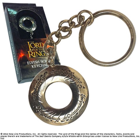 Noble Collection - LORD OF THE RINGS - Elvish script - Keychain