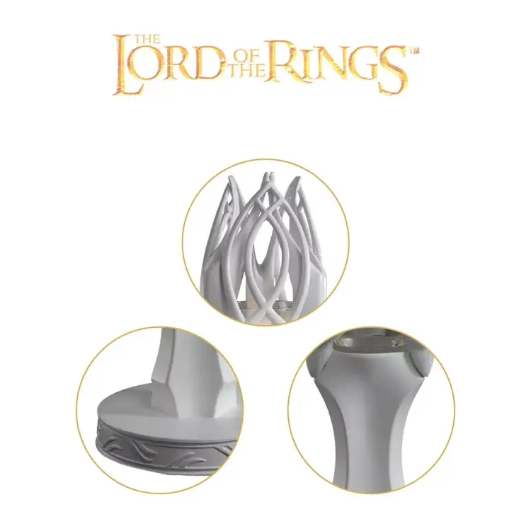 Noble Collection - LORD OF THE RINGS - Gandalf The White - Candle Holder 23cm