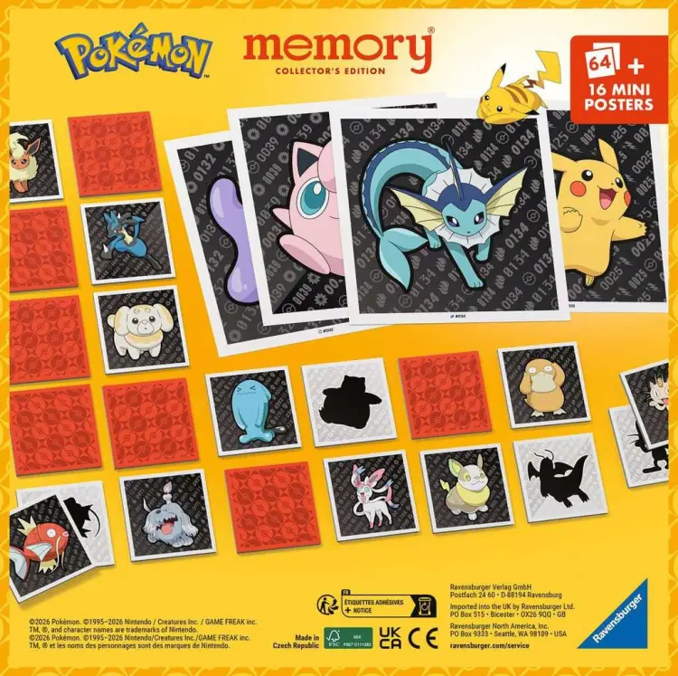 Ravensburger - POKEMON - Collectors Edition Memory