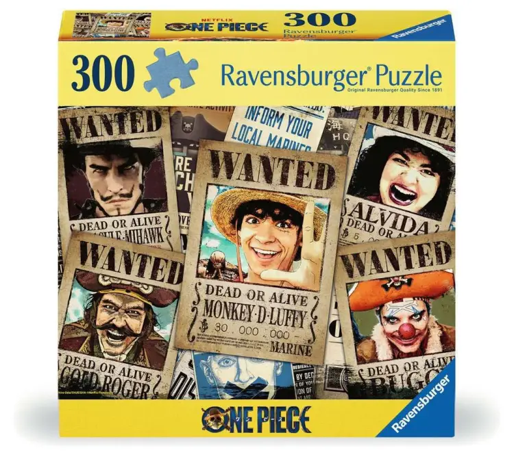 Ravensburger - ONE PIECE NETFLIX - Wanted - Puzzle 300P