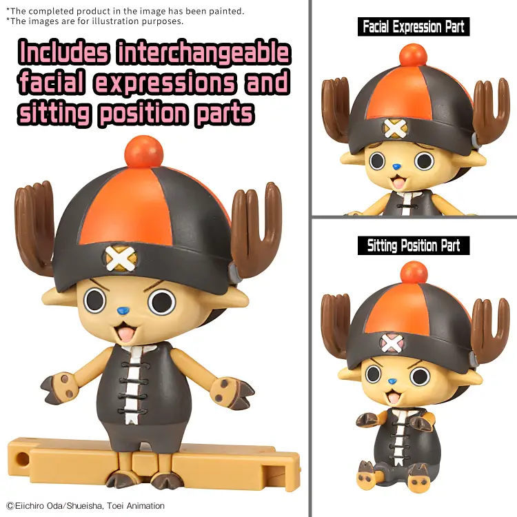 Bandai Model Kit - ONE PIECE- Chopper Robo Supper 4&5 Kung Fu ...& Walk Hopper -Model Kit