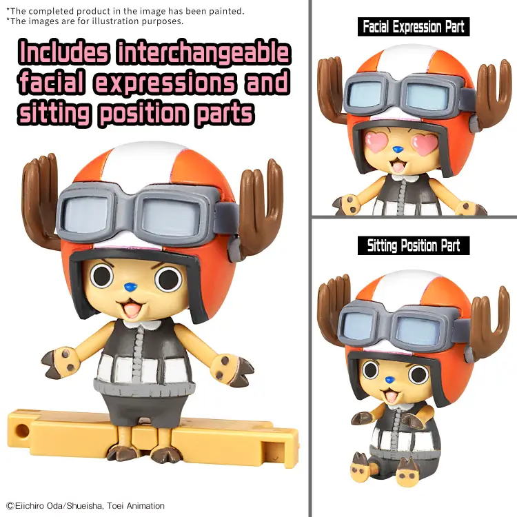 Bandai Model Kit - ONE PIECE- Chopper Robo Supper 4&5 Kung Fu ...& Walk Hopper -Model Kit