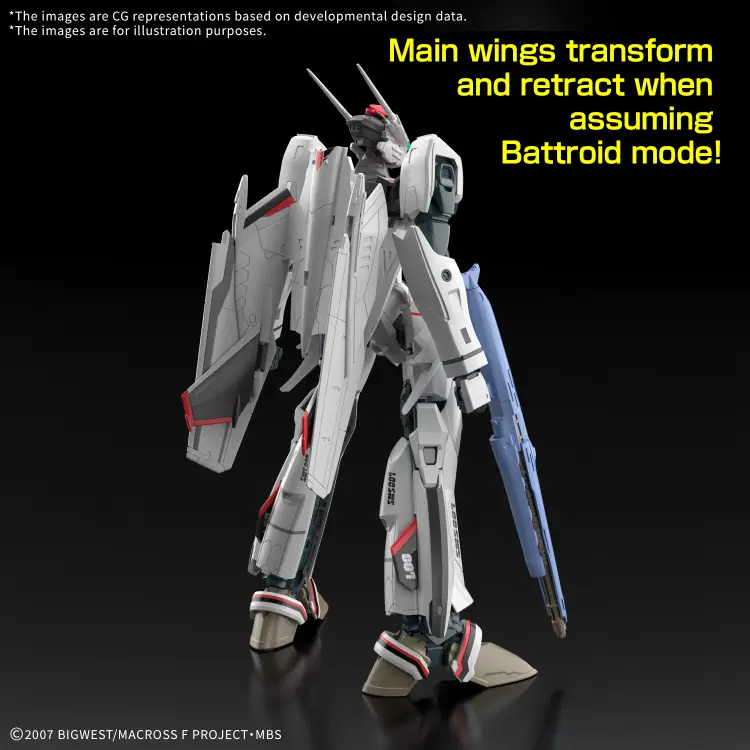 Bandai Model Kit - MACROSS - HG 1/100 VF-25F Messiah Valkyrie Alto Custom - Model Kit