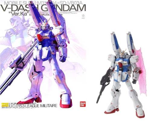 Bandai Model Kit - GUNDAM - MG 1/100 V Dash Gundam Ver. Ka - Model Kit