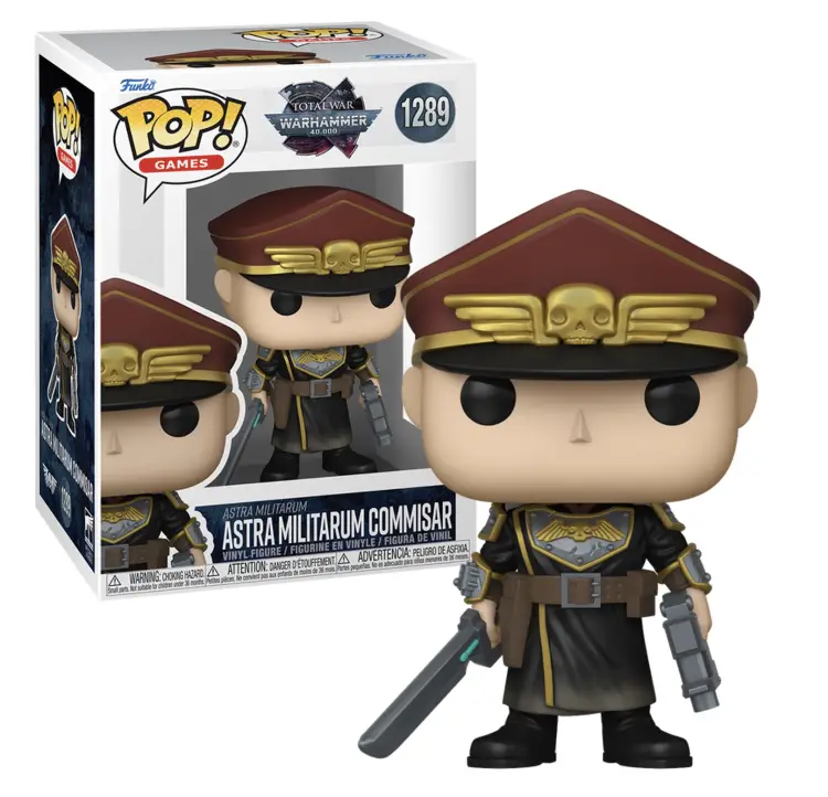 Funko - WARHAMMER 40K - POP Games N° 1289 - Astra Militarum Commisar