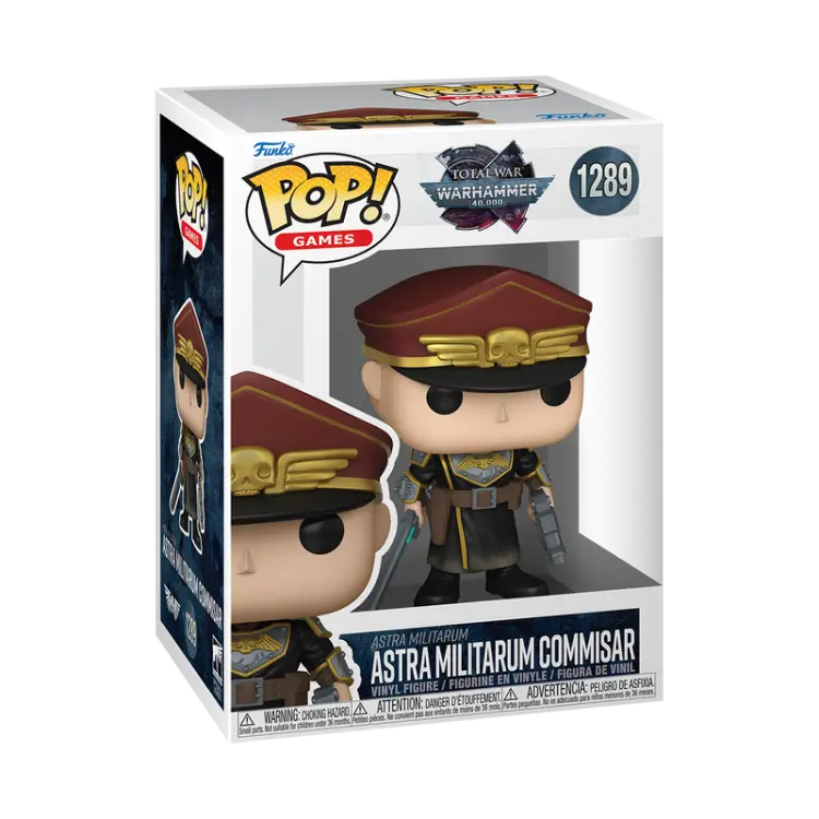 Funko - WARHAMMER 40K - POP Games N° 1289 - Astra Militarum Commisar