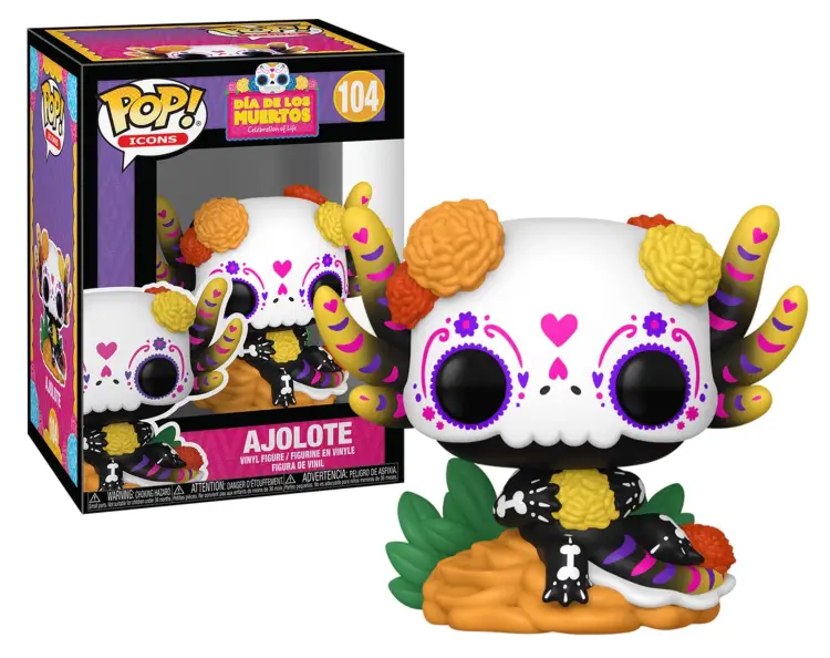 Funko - DIA DE LOS MUERTOS - POP Icons N° 104 - Axolotl