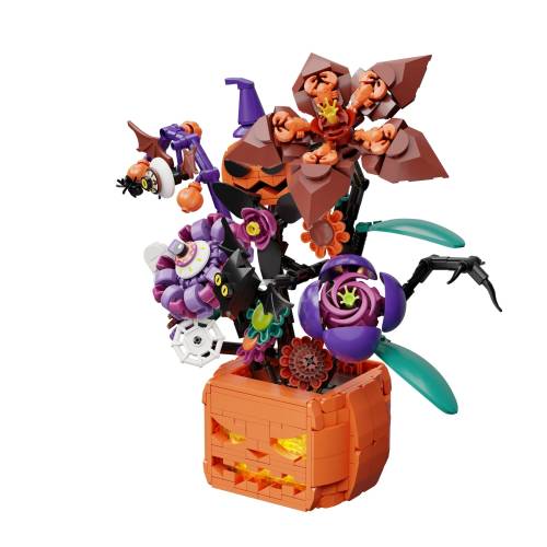 Pantasy - PANTASY - Midnight Pumpkin bouquet - Building block 570 pcs