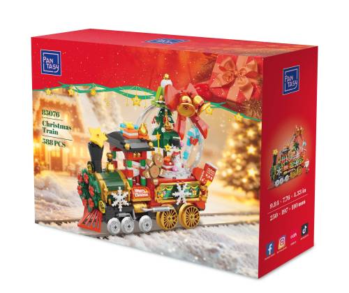 Pantasy - PANTASY - Christmas Train - Building block 588 pcs