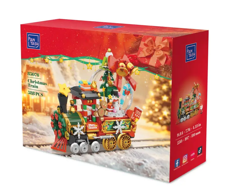 Pantasy - PANTASY - Christmas Train - Building block 588 pcs