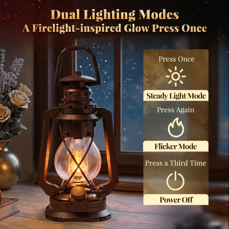Pantasy - PANTASY - Kerosene Lamp - Building block 379 pcs