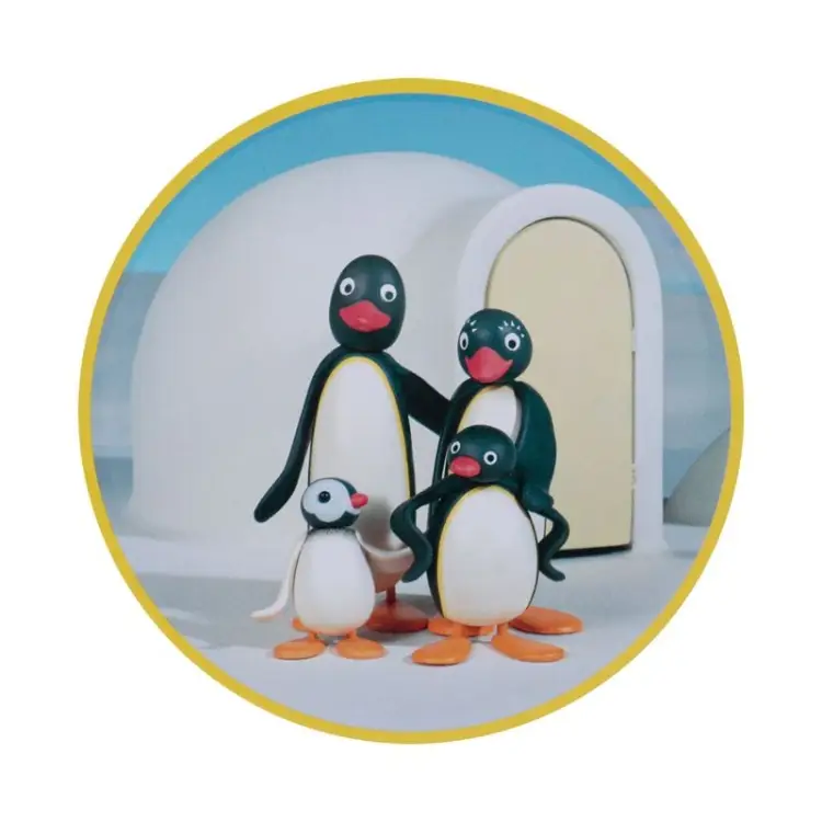 Fanattik - PINGU - 4 Embossed Metal Coasters