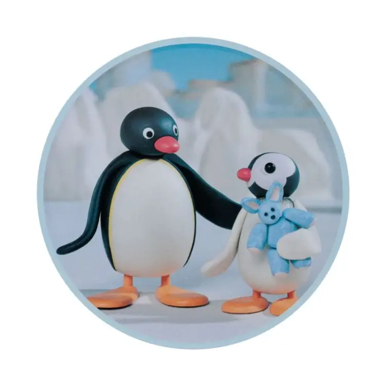 Fanattik - PINGU - 4 Embossed Metal Coasters