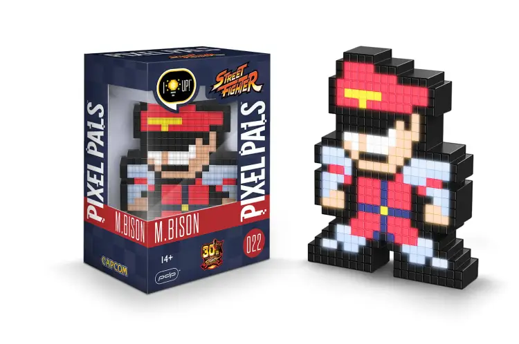 PIXEL PALS Light Up Collectible Figures - Street Fighter - Bison