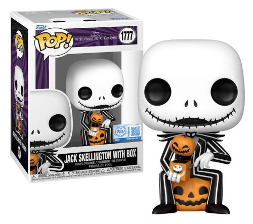 Funko - NIGHTMARE BEFORE CHRISTMAS - POP Disney N° 1777 - Jack with box