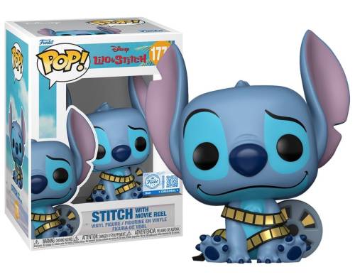 Funko - LILO & STITCH - POP Disney N° 1779 - Stitch with movie reel