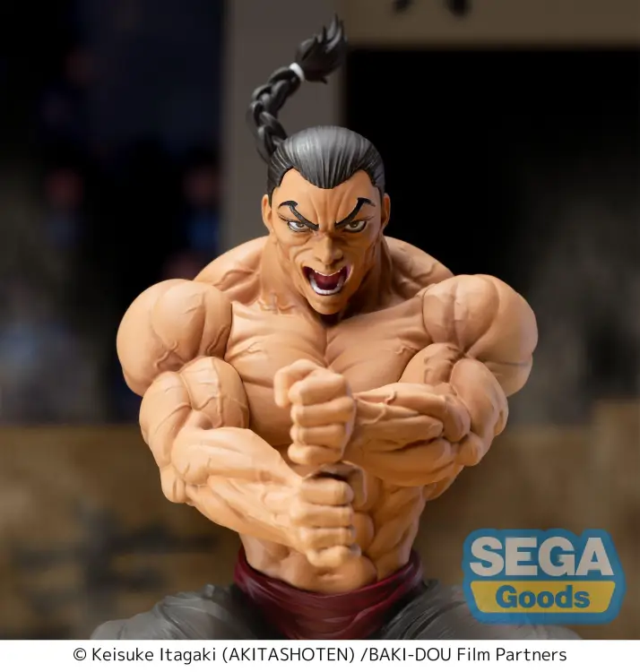 Sega Goods - BAKI DOU - Kaioh Retsu - Figure Luminasta 15cm