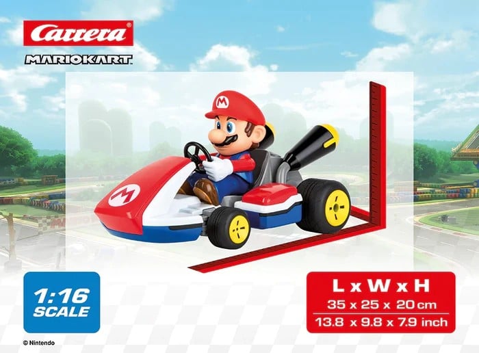 Carrera - MARIO KART - Mario - RC 1/16 35cm with sound