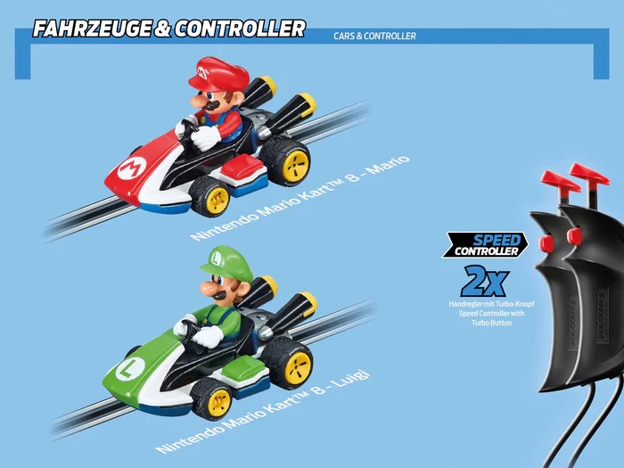 Carrera - MARIO KART - Starter set with 2 cars - Carrera Go 4.9m