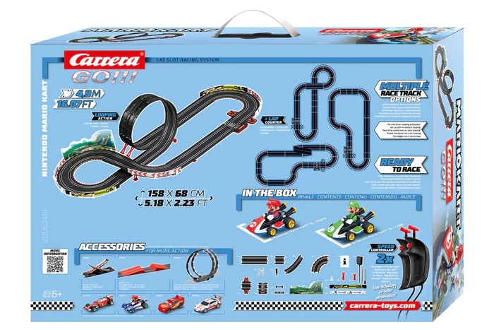 Carrera - MARIO KART - Starter set with 2 cars - Carrera Go 4.9m