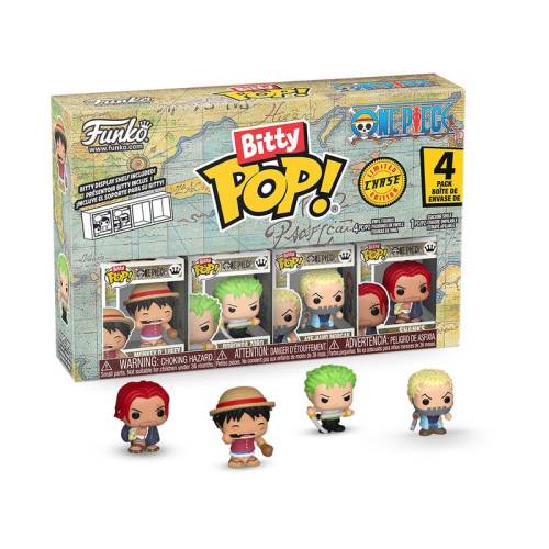 Funko Bitty POP - One Piece - Luffy Shanks 4pack