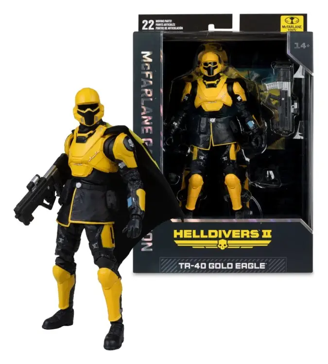 McFarlane Toys Helldivers 2 - Gold Eagle - Figurka #T4-40