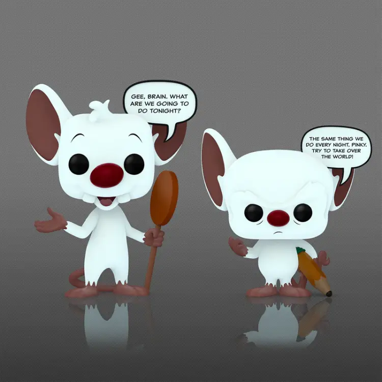 Funko pop! Cartoon Network - Pinky and the Brain (Glow) 2pack