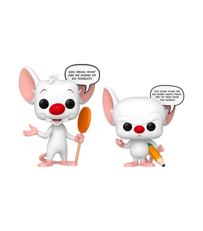 Funko pop! Cartoon Network - Pinky and the Brain (Glow) 2pack