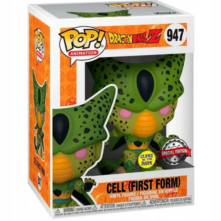 Funko POP! Dragon Ball Z - First Form Cell (GITD) #947 (Exclusive)