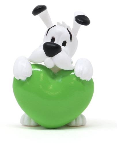 Plastoy - Asterix PVC Figure Idefix Green Heart 4.5 cm