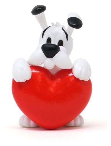 Plastoy - Asterix PVC Figure Dogmatix with Red Heart 4.5 cm