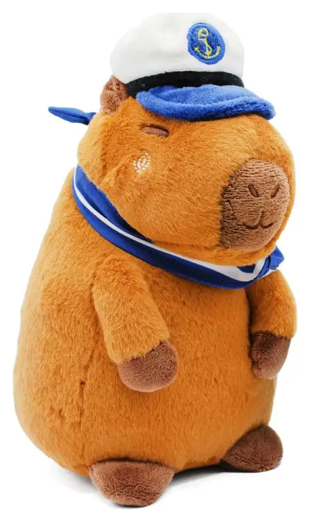 Joy Toy Capybara Plush Figure - Capy Captain 23 cm