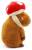 Joy Toy Capybara Plush Figure with Mushroom 23 cm